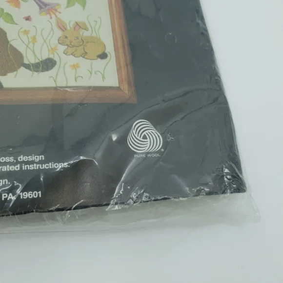 NEW VTG Dimensions Crewel Tree of Life Ellen Silver 1981 14"x20" Needlework Kit - Picture 5 of 7